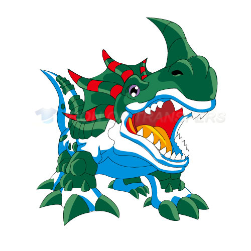 Digital Monsters Iron-on Stickers (Heat Transfers)NO.3542